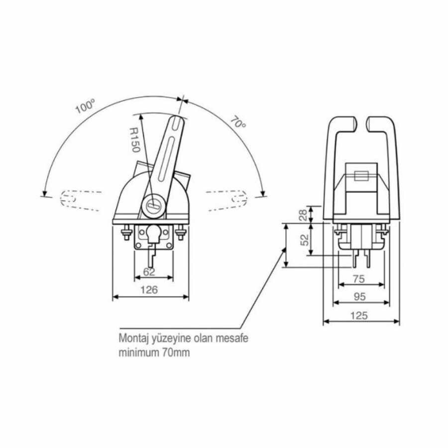 Teleflex Morse KE-4 Elektronik Kumanda Kolu - 3