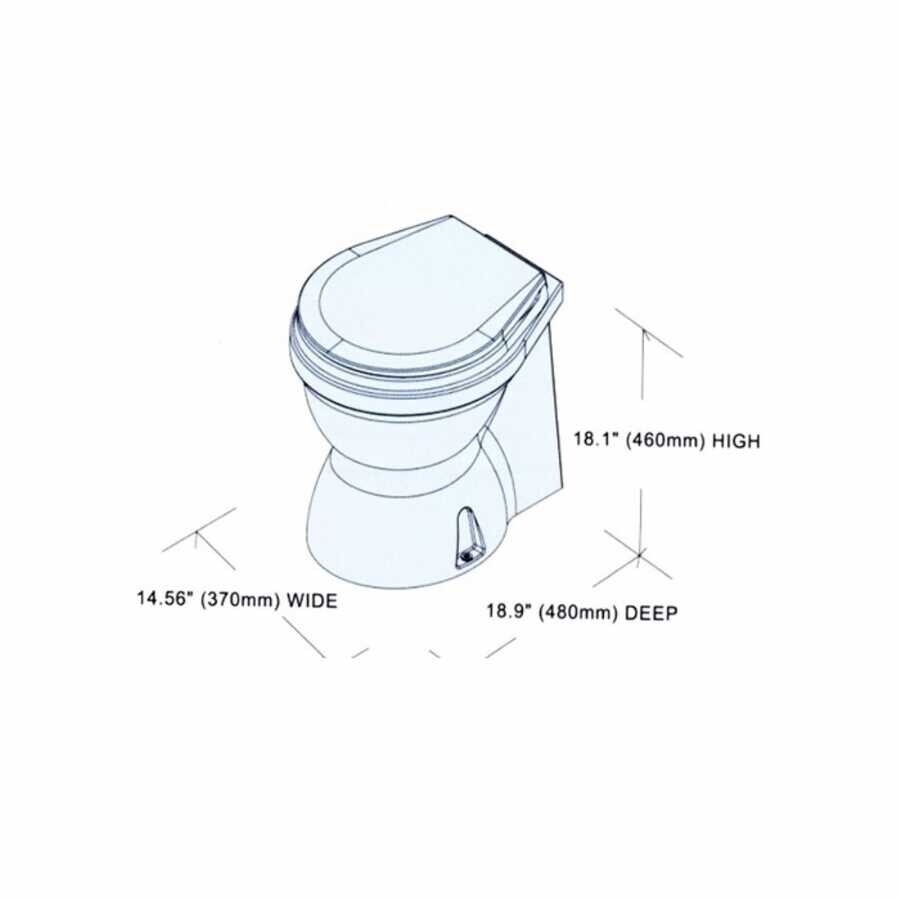 TMC Elektrikli Lüks Marin Büyük Taş Tuvalet - 2