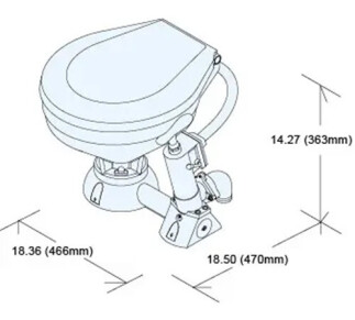 TMC Manuel Marin Tuvalet Büyük Taş (Yeni Model) - 2