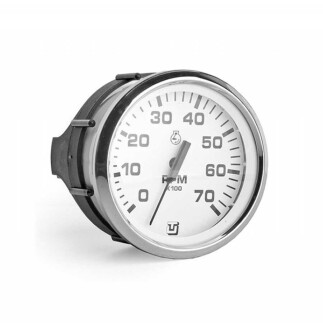 Uflex F08 Devir Göstergesi 0-7000 RPM Beyaz - ULTRAFLEX