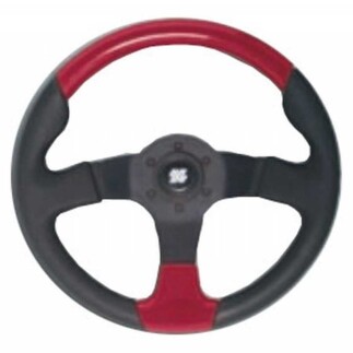 Ultraflex Burano Direksiyon Simidi 35cm / Kırmızı-Siyah - ULTRAFLEX