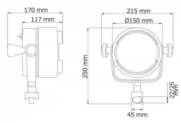 Vardavelaya Montaj Projektör 12V 200W - 4