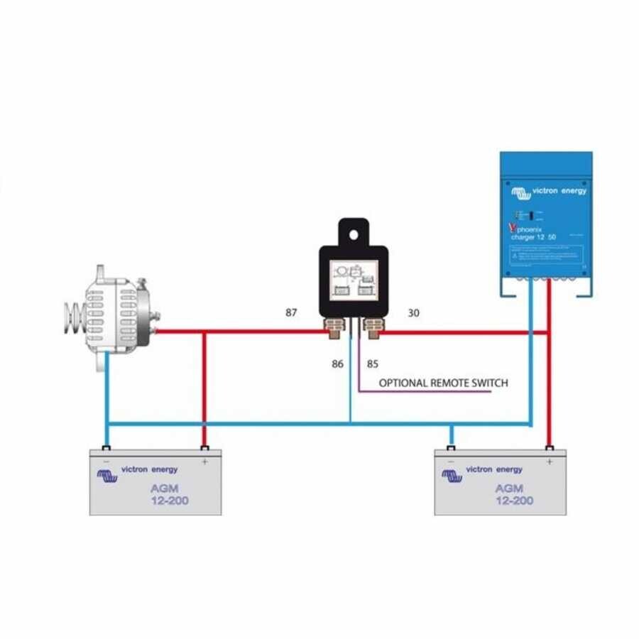 Victron Cyrix Mikro İşlemci Kontrollü Akü Birleştirici - 2