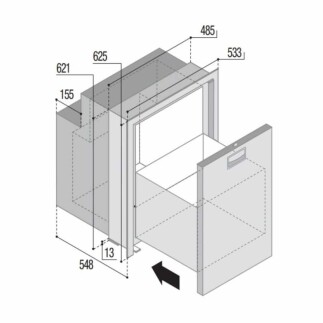 Vitrifrigo Çekmece Tip Marin Buzdolabı / DW90 RFX - 2