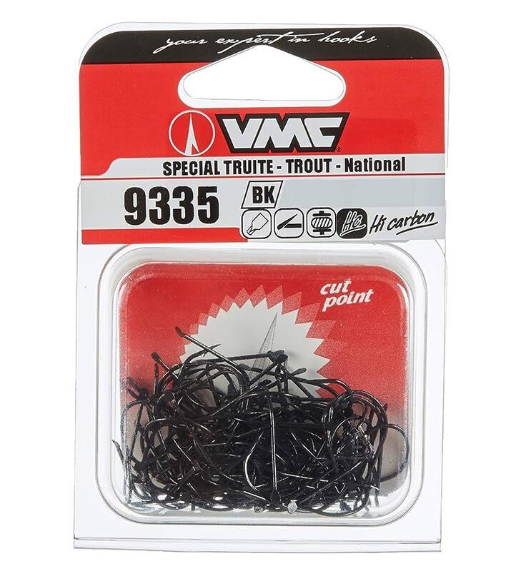 VMC 9335BK Çapraz Kısapala Siyah Olta İğnesi 100 -50 Adet - 1
