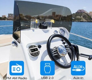Labarka MS-10RV USB Girişli Bluetoothlu Marine Teyp - 4
