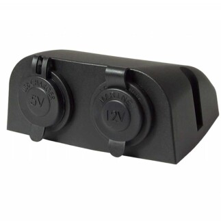 Yüzeye Monte Kapalı Tip Çakmak ve USB Soketi - LHR